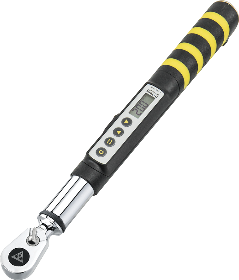 Topeak Torq Stick Pro Digital – Chiave Dinamometrica Digitale 20 Punte, 8mm Pieghevole, Cassetta Compact 25x9x6 Cm