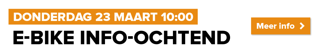 E-bike info ochtend donderdag 23 maart
