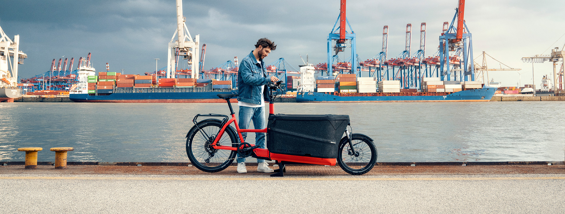 Riese & Müller elektrische bakfiets