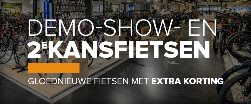 Demofietsen, showfietsen en tweedekans fietsen